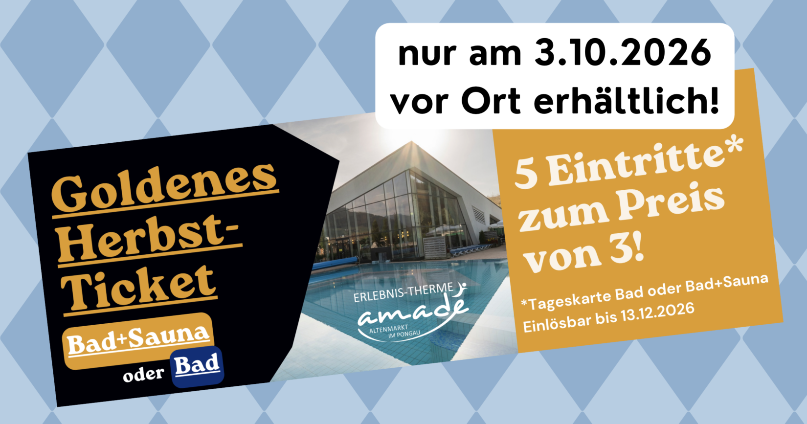 Goldenes Herbstticket