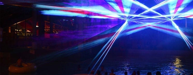 Lasershow - Erlebnis-Therme Amadé in Altenmarkt im Pongau